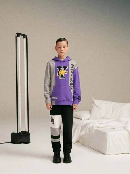 Sisley Dětská mikina fialová