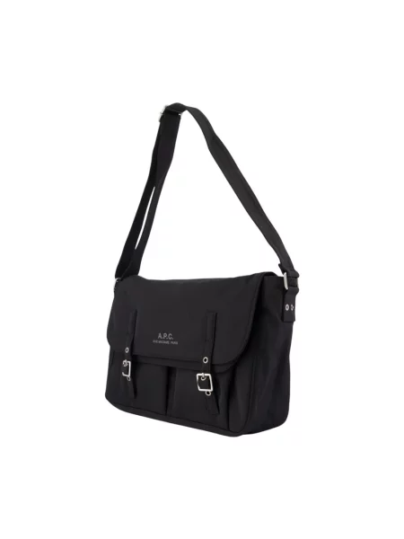 Torba crossbody A.p.c. czarna