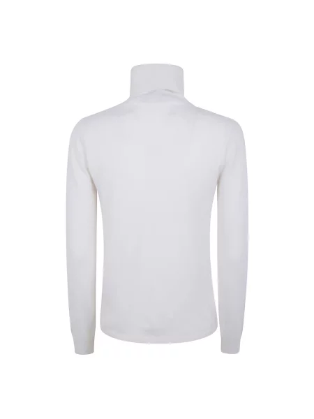 Sweter z golfem Max Mara Studio wełniany biały
