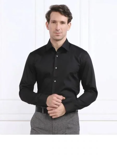 BOSS BLACK Cămașă negru