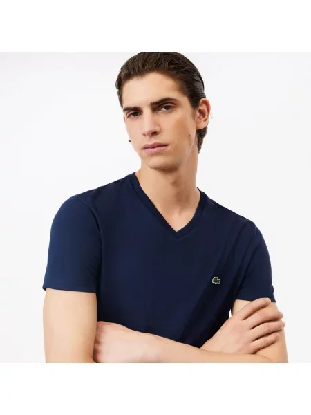 Футболка Lacoste синя