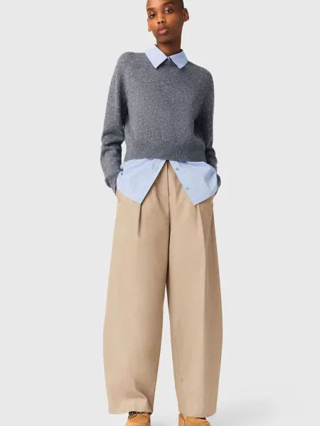 Штани Maje бежеві