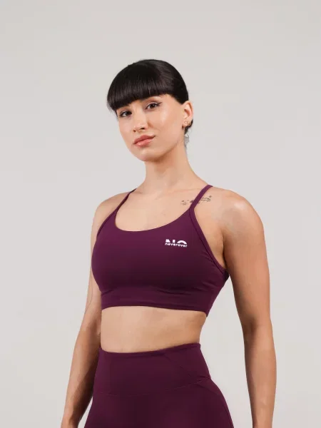Neverover Sutien sport Nova mov zmeură
