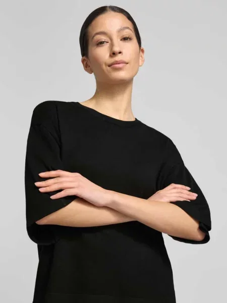 Koszulka z dzianiny z Mieszanka Model Conny' Free/quent czarna