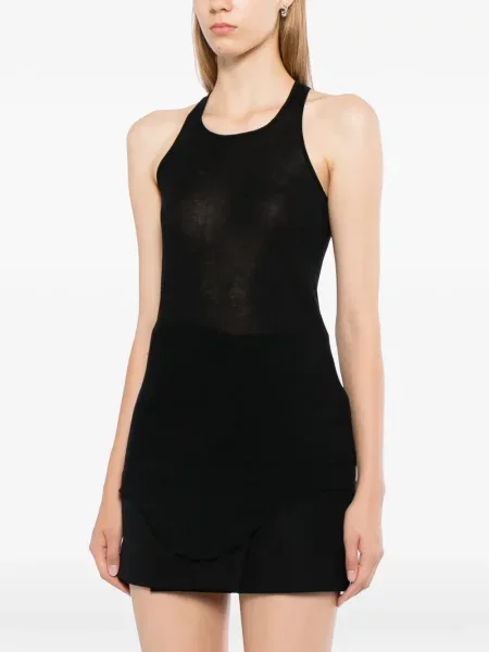 Top Rick Owens tricotate negru