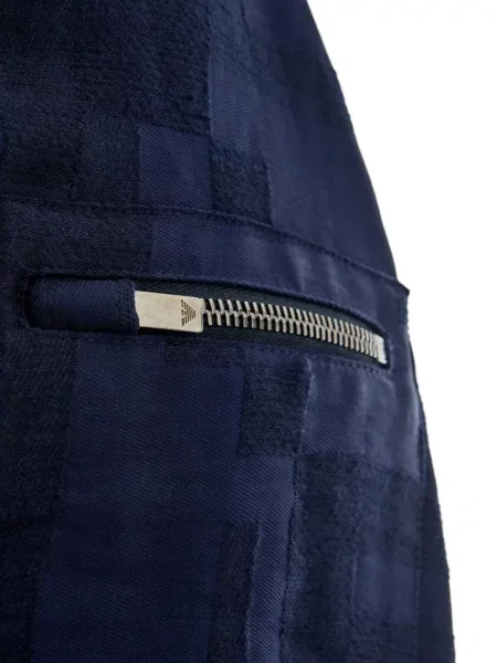 Πλεκτός πουλόβερ Emporio Armani μπλε