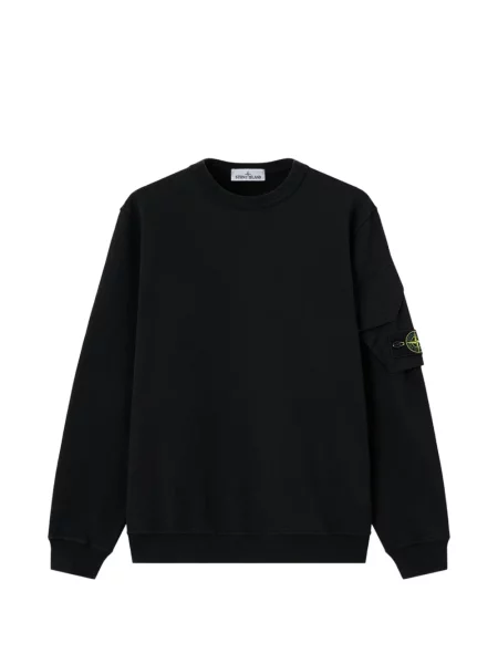 Φλις φούτερ Stone Island μαύρο