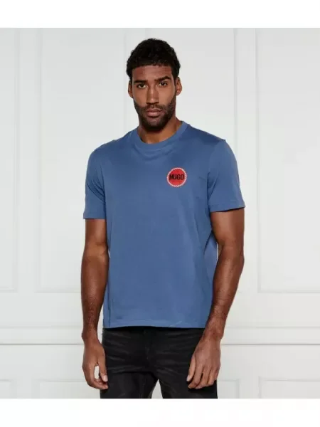 HUGO Tricou Danetchorb albastru