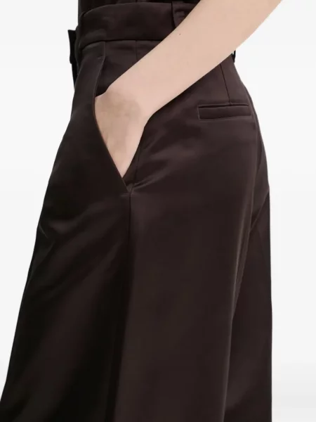 Plisirane hlače A.l.c. smeđa