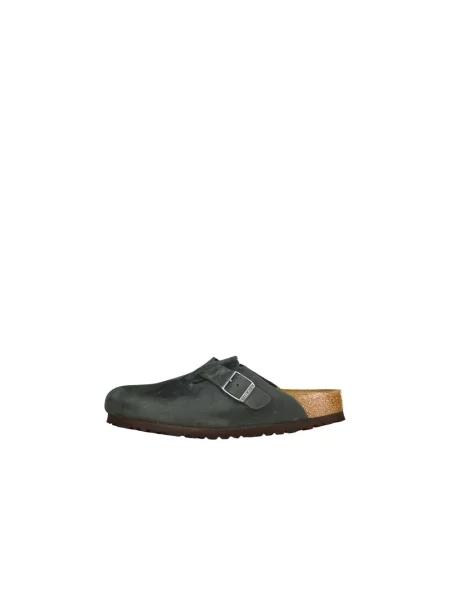 Klapki mules Birkenstock zielone