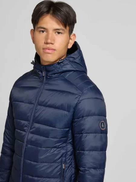 Kurtka w pikowanym stylu o kroju regular fit model KINGSLEY' Jack & Jones granatowa