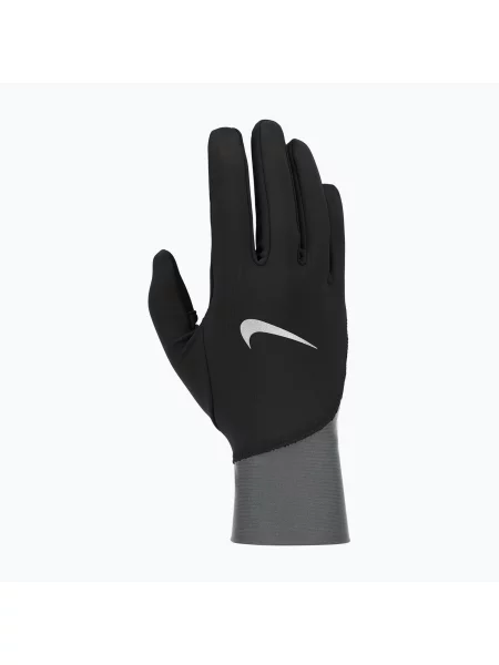 Rękawiczki do biegania Nike Pacer Midweight RG black/smoke grey/silver czarne
