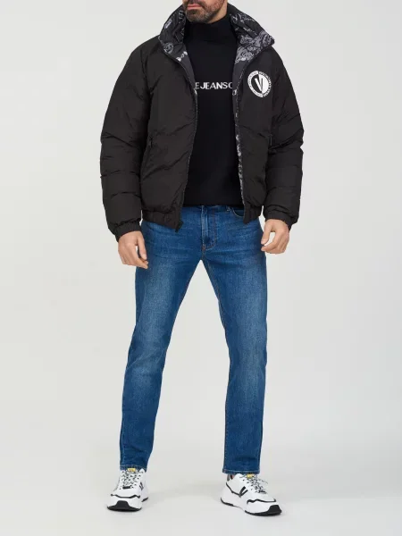 Пуховик Versace Jeans Couture черный