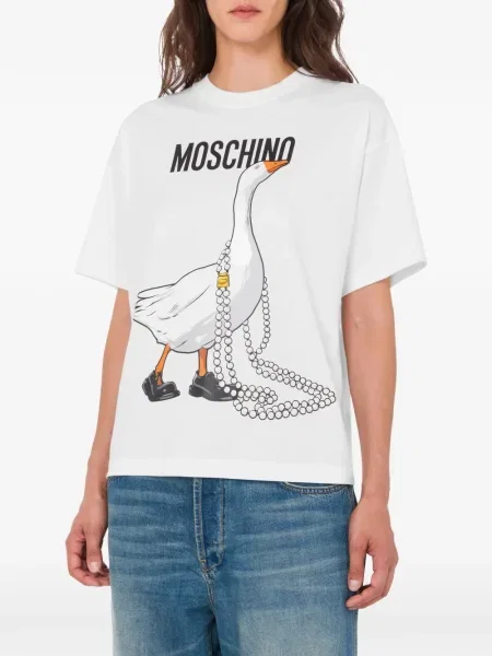 Tricou Moschino alb