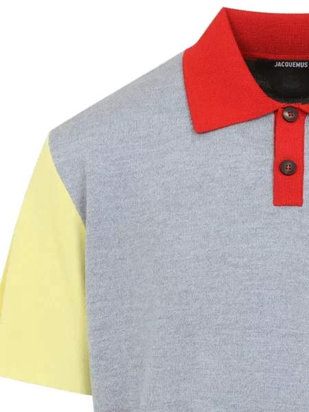 Tricou polo Jacquemus albastru
