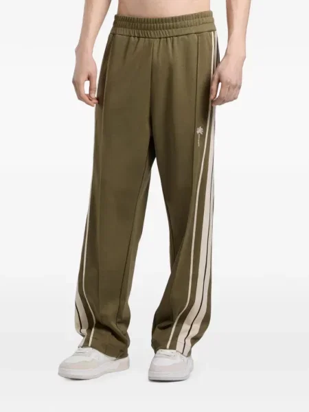 Pantaloni Palm Angels alergare verde