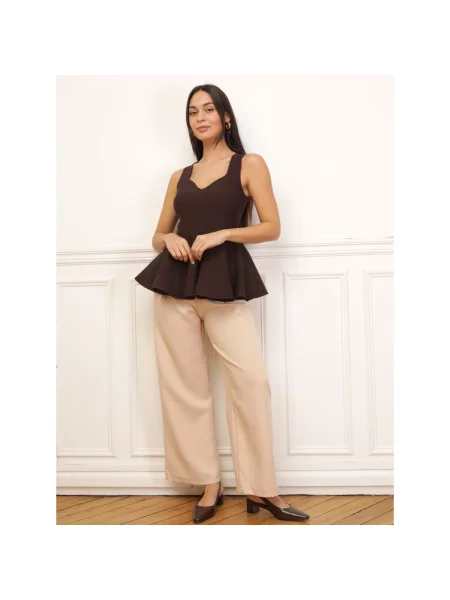 Top La Modeuse smeđa