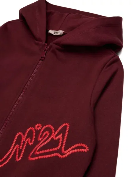 Bluza z kapturem dziecięca N°21 czerwona