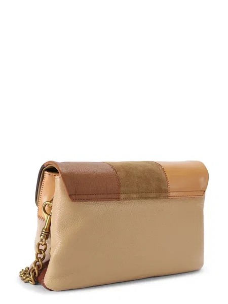 Kurt Geiger London torebka skórzana CELIA beżowa