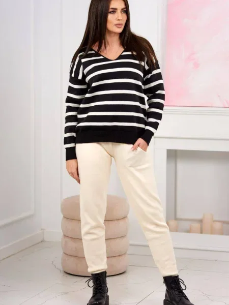 Pantaloni Kesi cu dungi