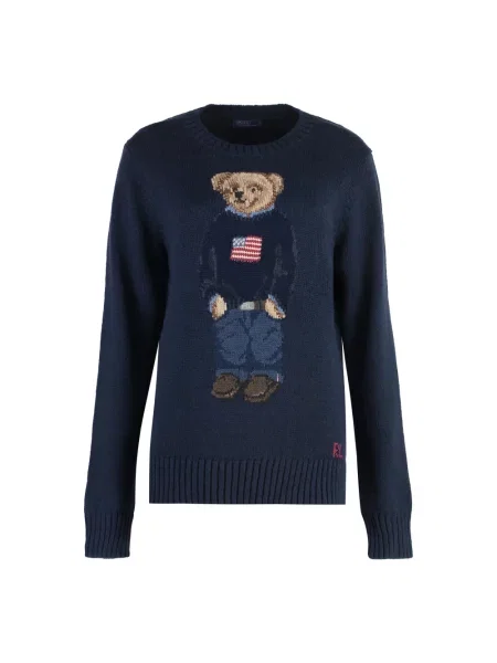 Polo Ralph Lauren sweter ciepły granatowy