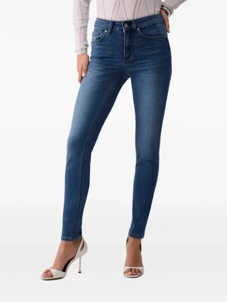 Skinny fit traperice Liu Jo visoki struk plava