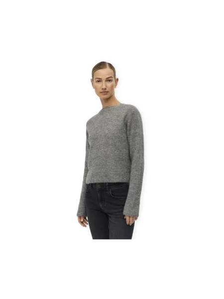 Cardigan Object melange gri