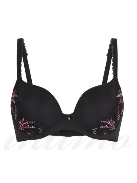 Бюстгальтер с уплотнённой чашкой чорний
