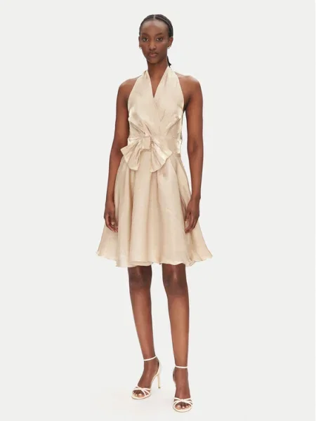 Rinascimento Rochie cocktail auriu