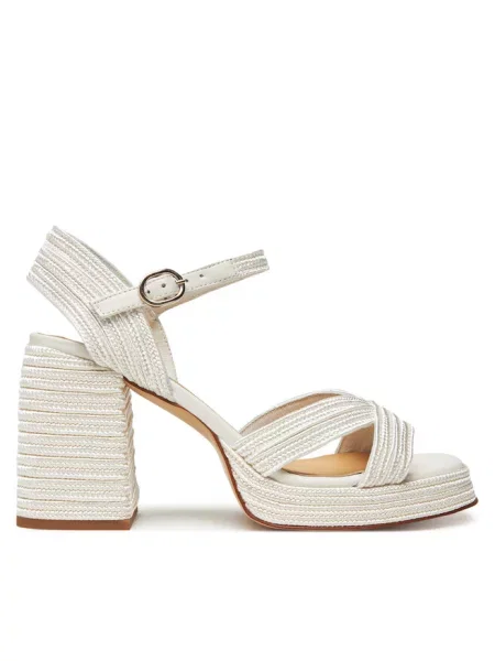 Espadryle Castañer białe