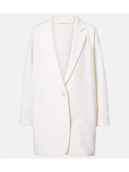 Sacou Max Mara de lână alb