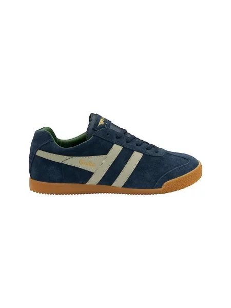 Pantofi Gola din piele de căprioară albastru