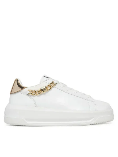 Sneakerși Love Moschino alb