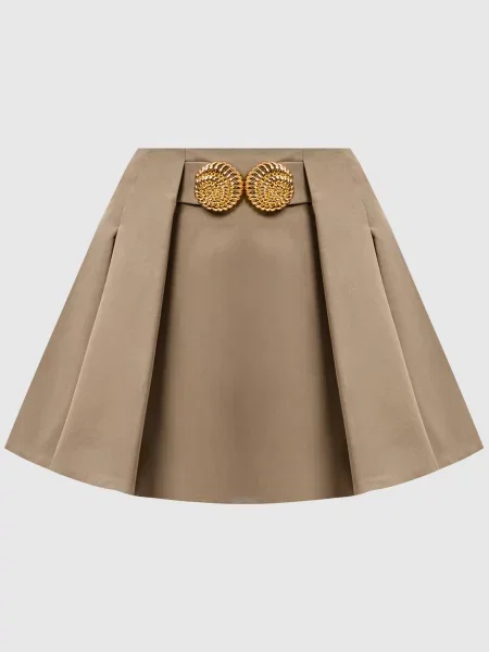 Спідниця міні Grain de Poudre Balmain бежева