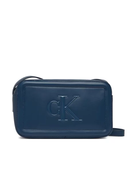 Calvin Klein Ročna torba Bold Ck Camera Bag modra