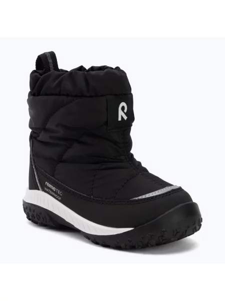 Gyerek hótaposó Reima Kinoskin black. Méret: 22 EU fekete