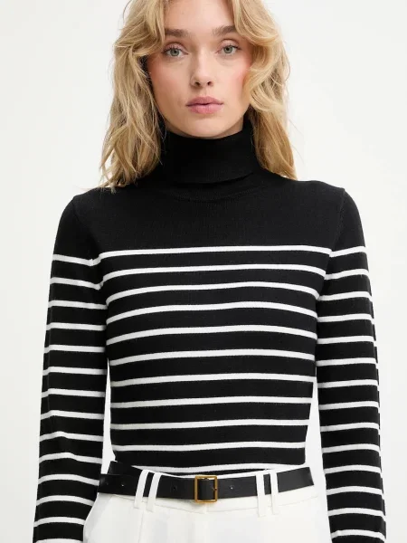 Answear.LAB pulover de cașmir light cu guler negru