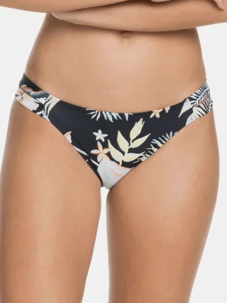 Бански Roxy Printed Beach Classics Regular Bikini Bottoms Black/ Multicolor S черно