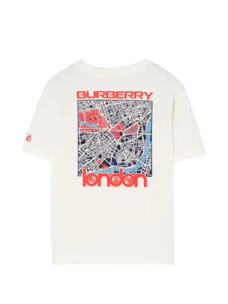 Koszulka dziecięca Burberry biała