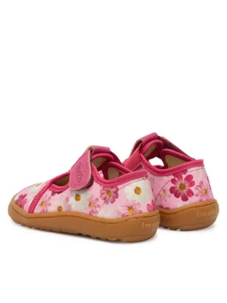 Copati Froddo Barefoot Canvas T-Bar M roza