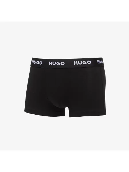 Boxeri Hugo Boss Trunk Triplet Pack Black M negru