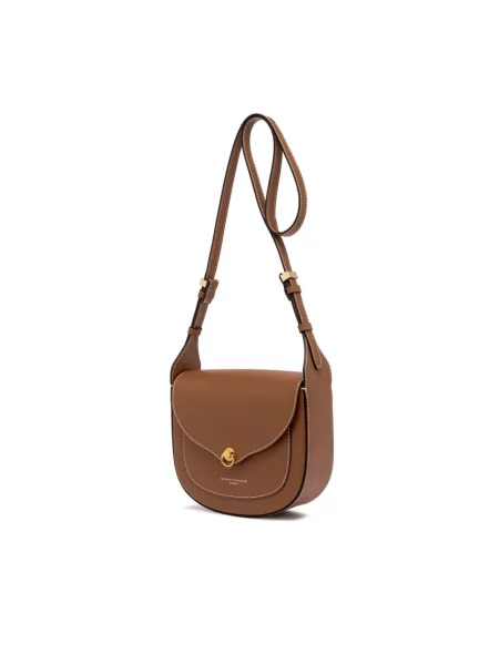 Torebka crossbody Gianni Chiarini skórzana brązowa