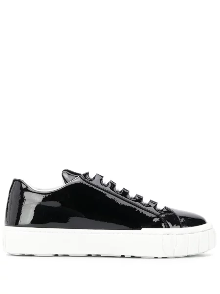 Lakierowane sneakersy Miu Miu skórzane