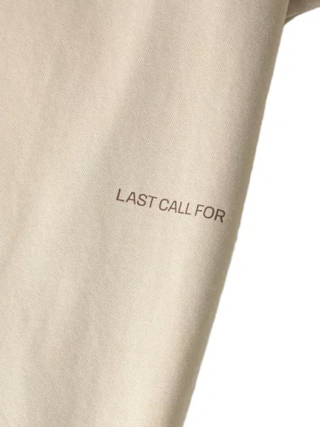 Scurt tricou Last Call For cu autograf