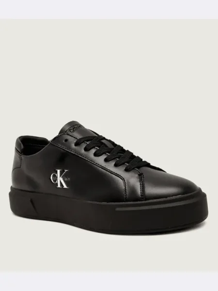 Calvin Klein Sneakers Basket Cupsole Laceup Lth Ml negru