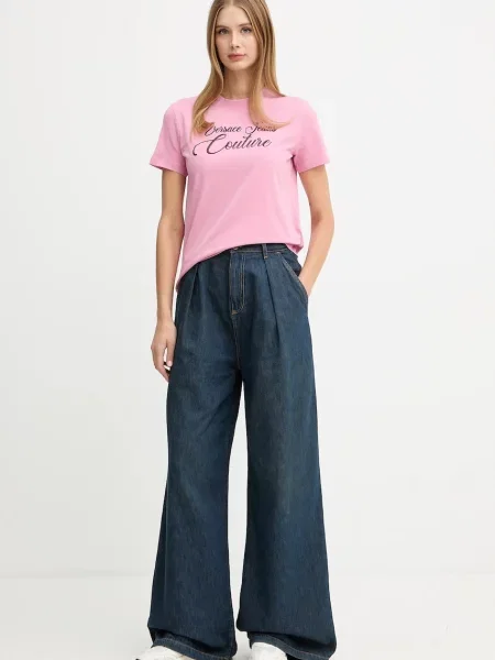 Versace Jeans Couture Kratka majica roza