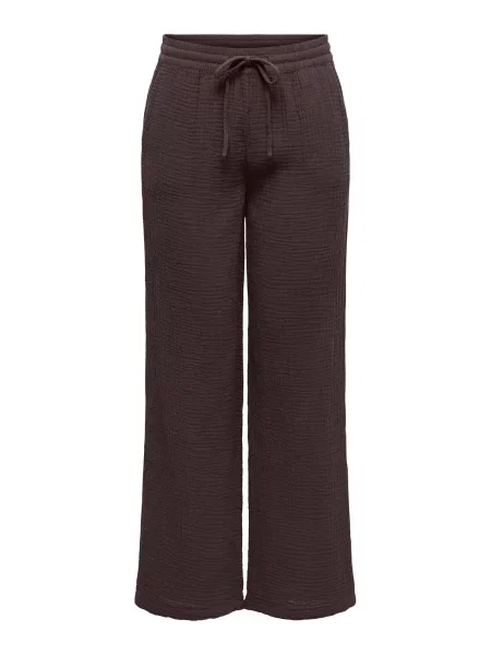 JDY Pantaloni JDYTHEIS ciocolatiu