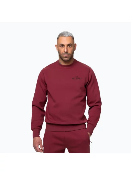 Hanorac crewneck Pitbull West Coast bordo