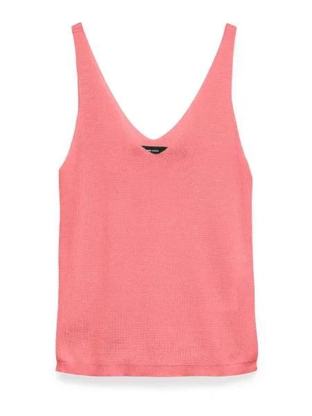 VERO MODA Top brodat VMNEWLEX' roșu