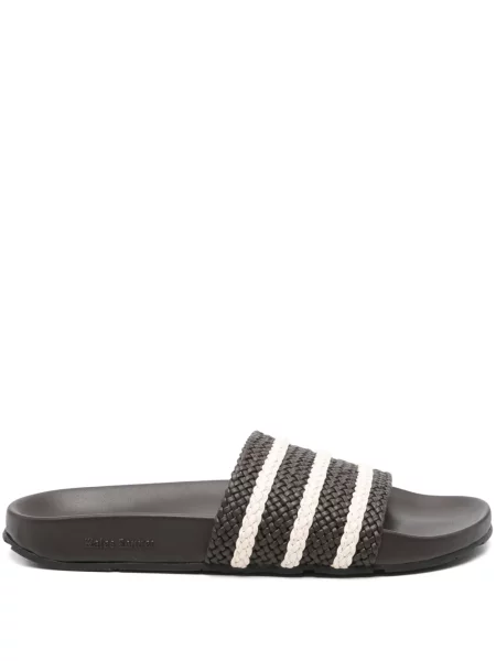 Sneakerși Adidas Superstar din piele maro